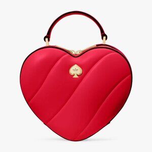 Love Shack Quilted 3D Heart Crossbody
